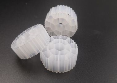 kupować K3 Biały kolor Materiał HDPE MBBR Filtr Media Oczyszczanie wody Bio Cel Do stawu online manufacture