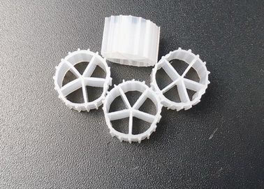 kupować Bioballs z hodowli ryb BIO Filter Media Biały Kolor 10*7mm Płynący wypełniacz 100% Virgin HDPE biofilter media online manufacture