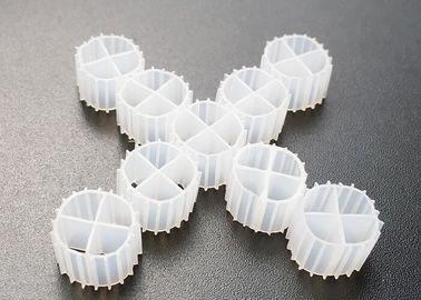 kupować Oczyszczanie ścieków Przenoszenie łóżka Filtr medialny biopipa Niskie zużycie energii fab media k1 11*7mm biały kolor online manufacture