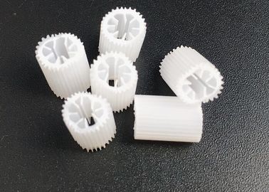 kupować MBBR Bio Media Ciężki rozmiar 5*10mm Biały, dziewiczy materiał HIPS Plastic Biocell For treatment online manufacture