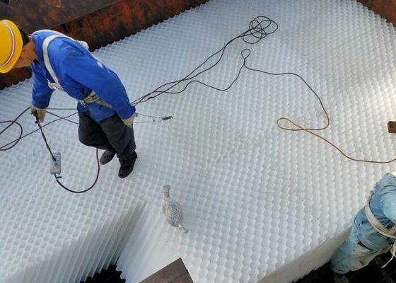 kupować PP PVC Honeycomb Tube Saff Media / Lamella Media do oczyszczania wody Biały kolor online manufacture