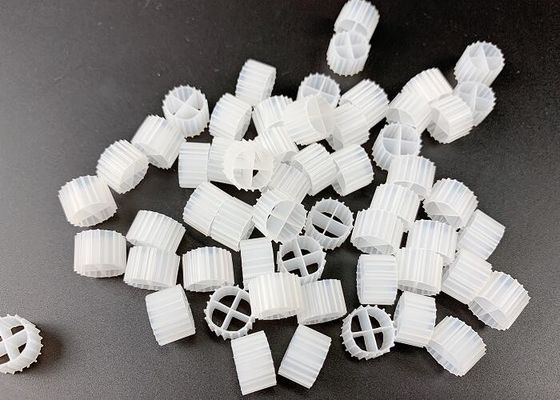kupować 11*7mm Naturalny kolor i pierwotny materiał HDPE MBBR Biofilm online manufacture