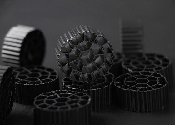 kupować 25 mm x 10 mm Rozmiar Filtr plastikowy Media Virgin HDPE Materiał MBBR Bio Balls online manufacture