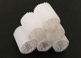 kupować Wysoka powierzchnia MBBR Bio Media Biały kolor Wylądujący materiał HIPS online manufacture