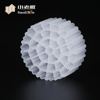Materiał PE37 HDPE Biały tworzywo sztuczne Mbbr Biofiltry do oczyszczania ścieków