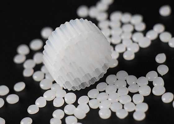 Pe38 25*10MM 800m2/M3 Mbbr Bio Filter Media Virgin PE