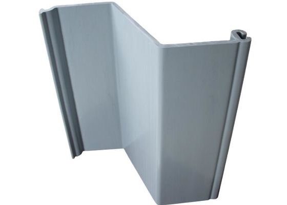 Szary kolor winylowy PVC Sheet Pile Customized Z Type Extrusion