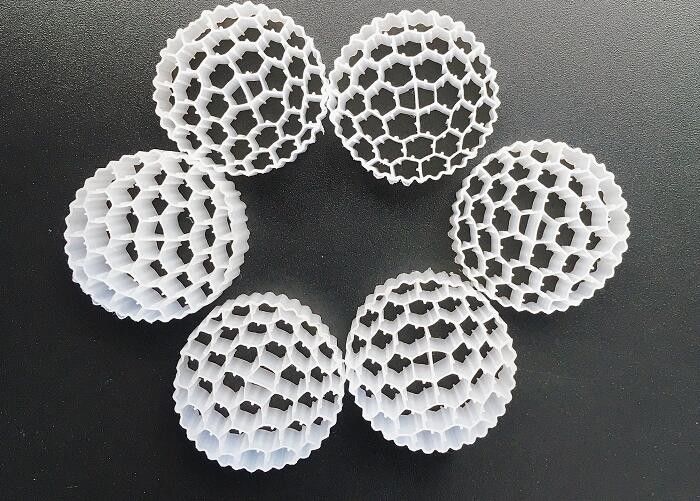 Activecell Biotube MBBR Plastic Filter Media Biały Kolor 800m2/m3