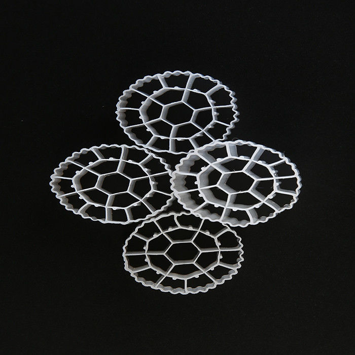 25 mm x 10 mm Rozmiar Filtr plastikowy Media Virgin HDPE Materiał MBBR Bio Balls