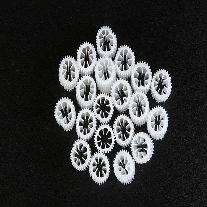 7 otworów pływające media filtracyjne HIPS materiał Biocell plastikowy do ścieków przemysłowych