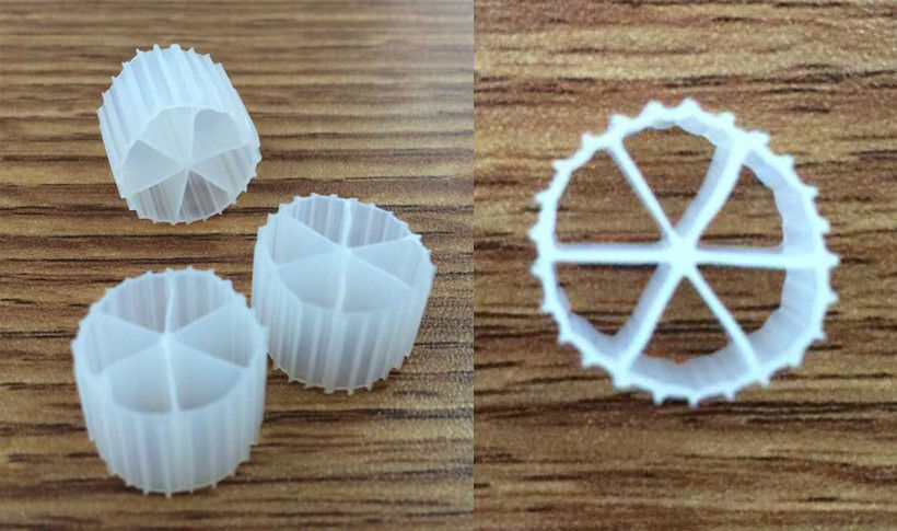 Długa żywotność MBBR Woda oczyszczalna Filtr K1 z pierwotnym materiałem HDPE dla RAS