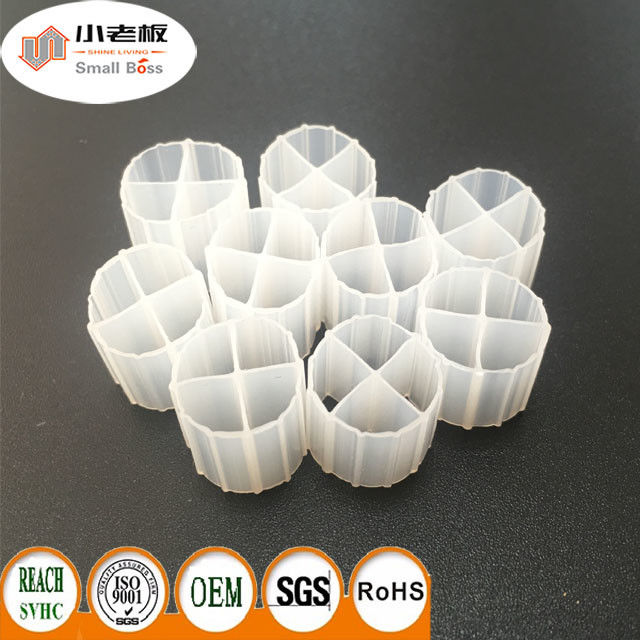 HIPS Biały kolor Plastic Biofilter, Biofilter do przenoszenia łóżka 12*9mm