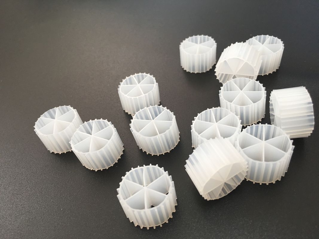 KLB04 MBBR Bio Media / Hdpe Filter Media Biały kolor, 20 lat żywotności