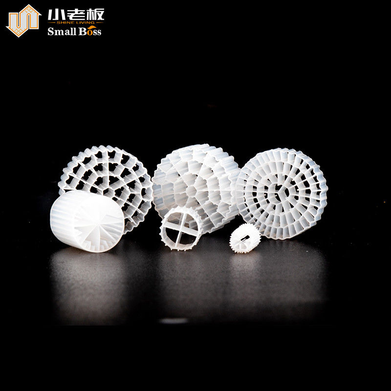 PE38 HDPE Plastic Mbbr Bio Filter Media do oczyszczania wody