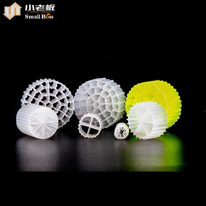 PE38 HDPE Plastic Mbbr Bio Filter Media do oczyszczania wody