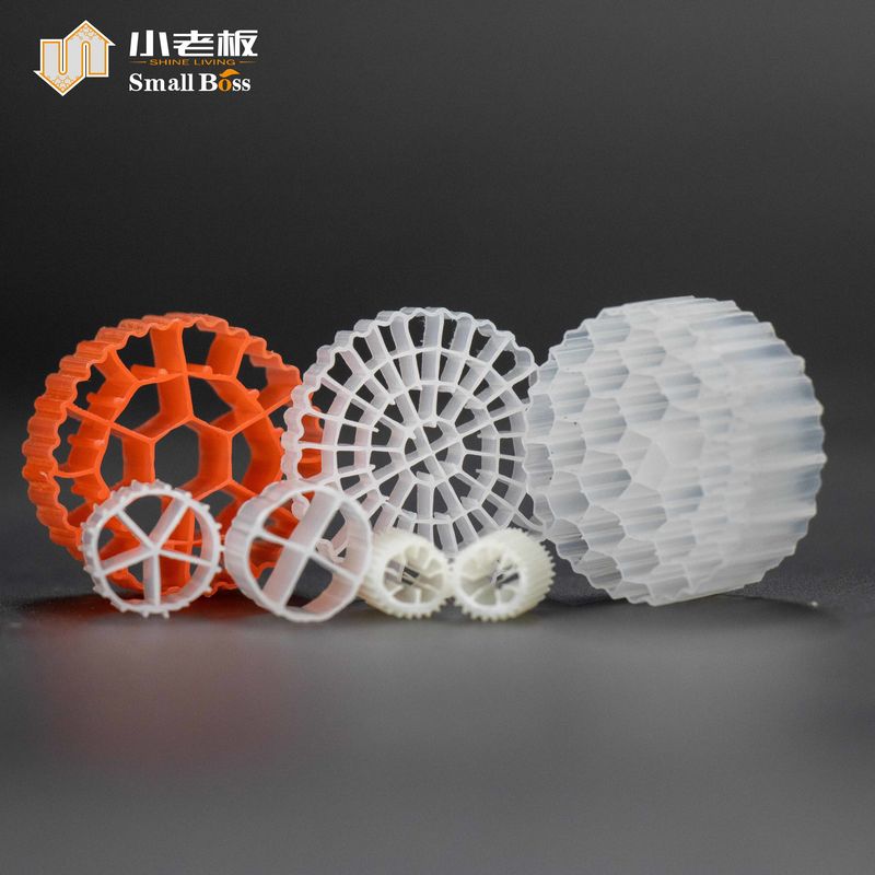 PE38 HDPE Plastic Mbbr Bio Filter Media do oczyszczania wody