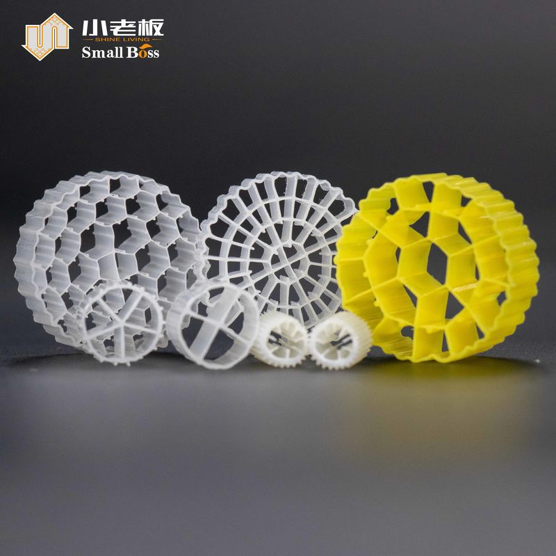 PE38 HDPE Plastic Mbbr Bio Filter Media do oczyszczania wody