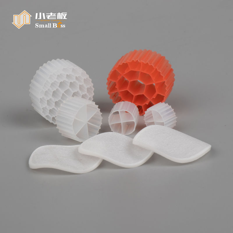Materiał plastikowy PE38 audyt FDA 800m2/m3 mbbr nośnik biofiltra