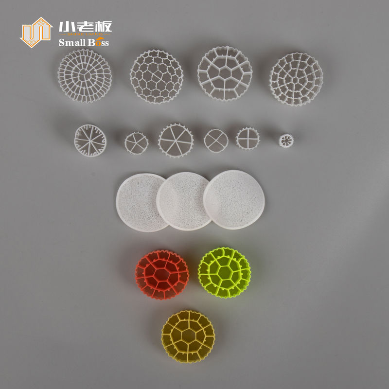 Zaufany producent ekstrusowanych filtrów Mbbr Bio Media Mbbr Carrier Media PE38 do recyrkulacji systemu akwakultury