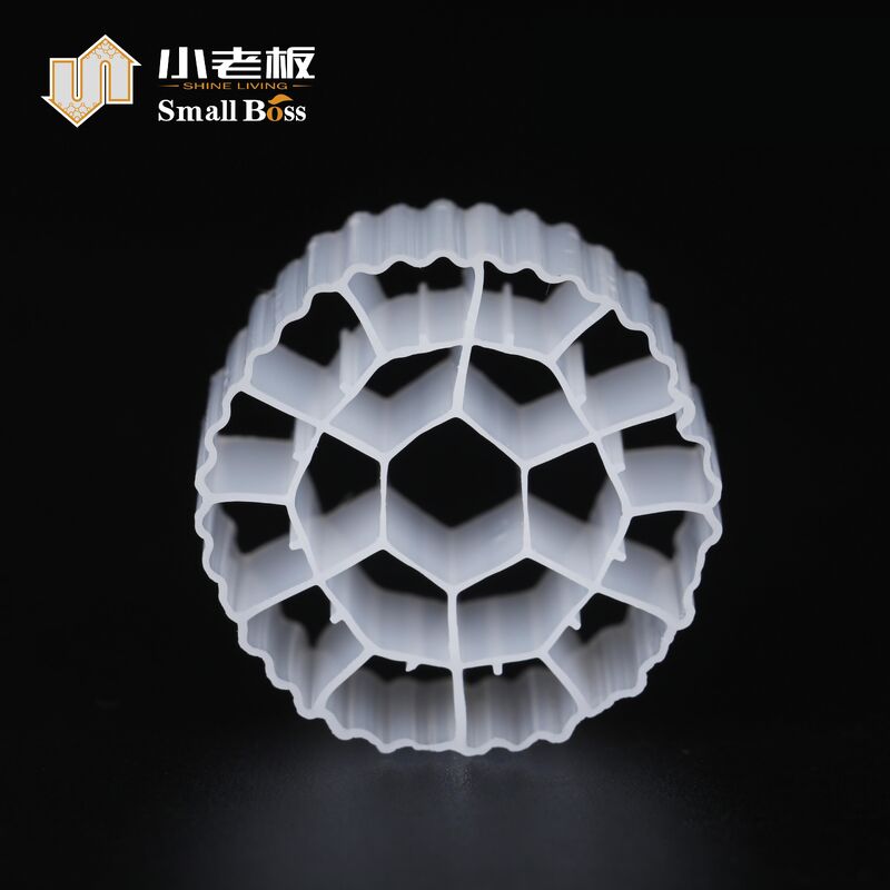 Białe media filtrujące MBBR K3 HDPE RAS Media Floating