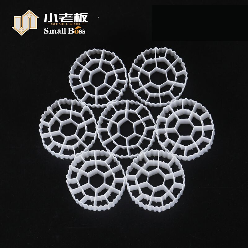 Białe media filtrujące MBBR K3 HDPE RAS Media Floating