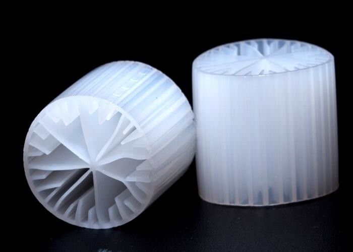 Plastiki aerobowe Mbbr K3 Bio Media Hdpe surowiec FDA Safty Test ISO Media pływające