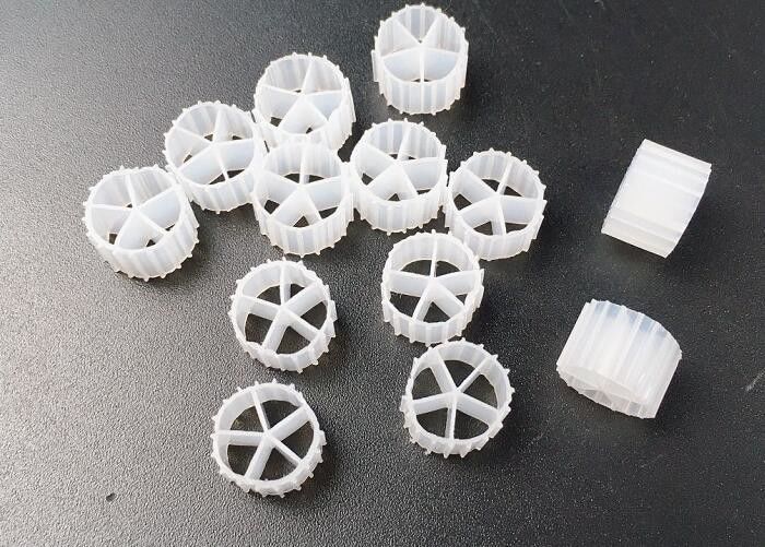 10*7mm MBBR Bio Carrier FAB Media Bio Cell Media Do Oczyszczania Wody Proces A / O