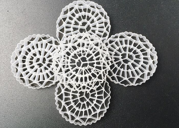 25*5mm K3 Filtr Media Hdpe Materiał Ifas Proces MBBR Bioballs