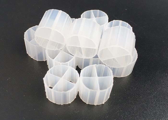 Wysokiej wydajności MBBR Bio Media K1 Micro Media 12mm X 9mm Biały kolor