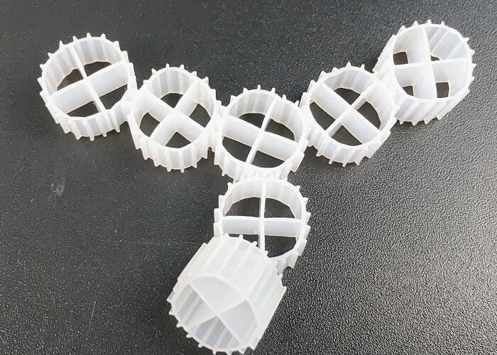 Oczyszczanie ścieków Białe MBBR Bio Media Przenośne łóżko Filtr akwarium