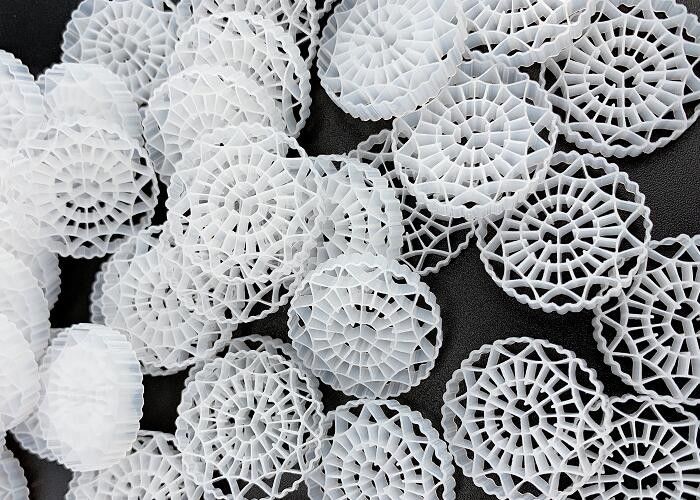 Wyroby o masie 100% HDPE FDA Safty White Natural Color MBBR Filter Media