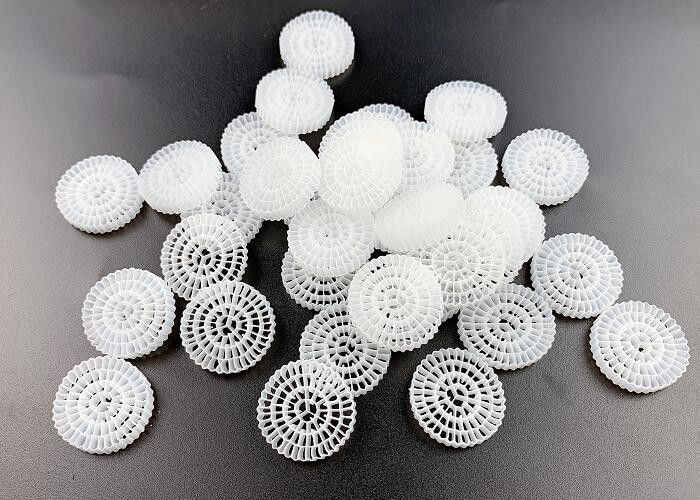 Żywność Grade Safty Hdpe FDA Materiał Pływający MBBR Media Bio kulki Filtr media