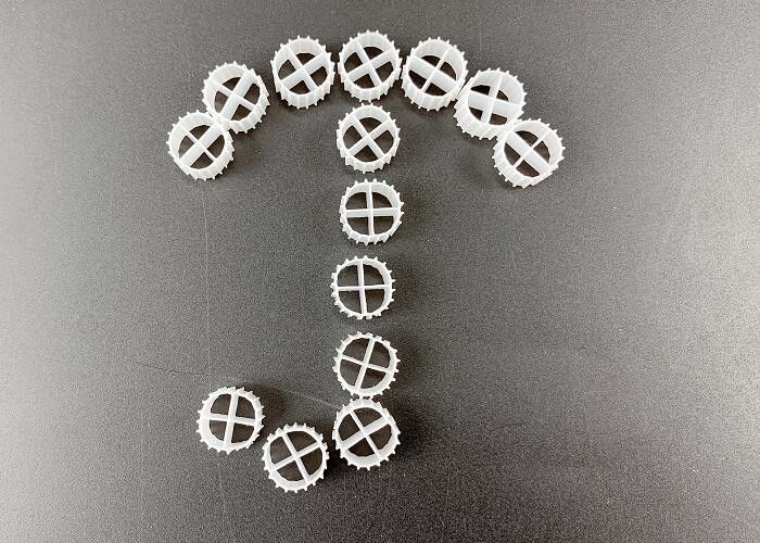 11*7mm MBBR Bio Balls Filter Media Duża powierzchnia