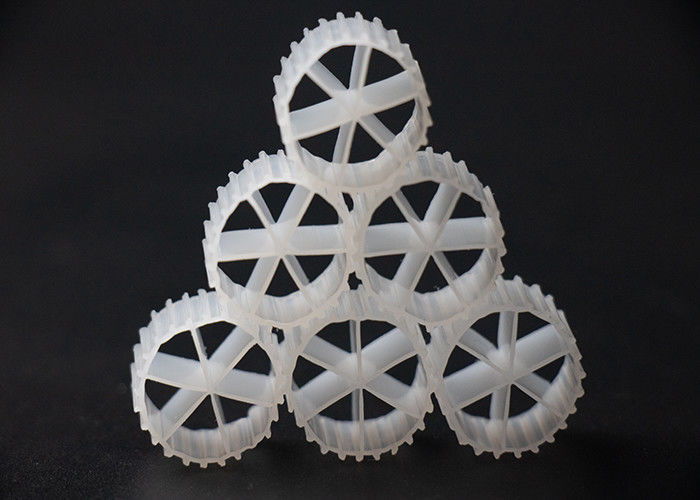 Technologia A/O Biały kolor HDPE Mbbr Nośnik szybki biofilm