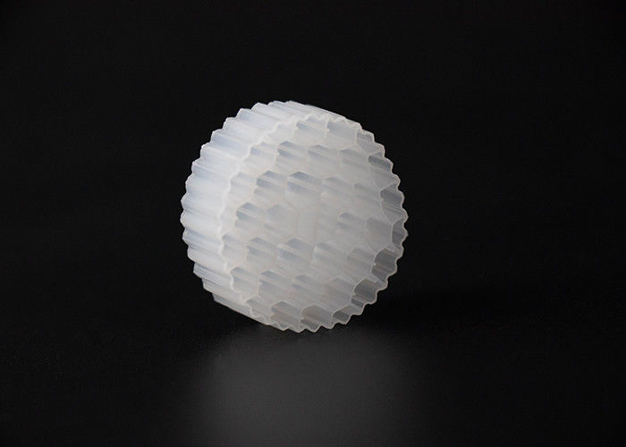 Biały kolor Materiał Hdpe 38 otworów MBBR Nośnik Virgin PE