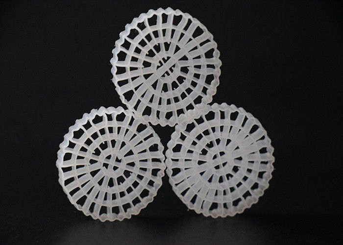 Wysoki obszar powierzchni K1 Filtr mediów biały, dziewiczy materiał HDPE Oszczędność energii