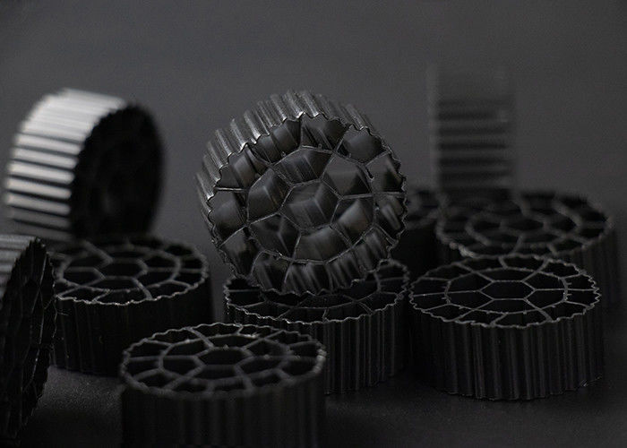 25 mm x 10 mm Rozmiar Filtr plastikowy Media Virgin HDPE Materiał MBBR Bio Balls
