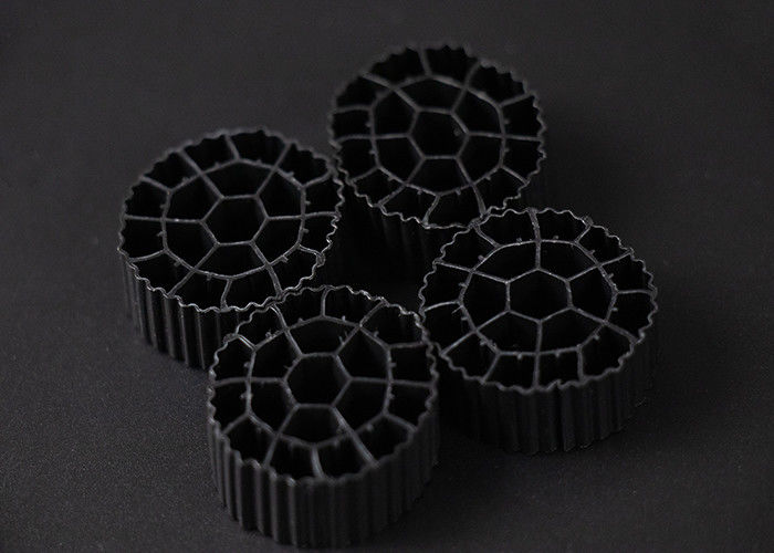 25 mm x 10 mm Rozmiar Filtr plastikowy Media Virgin HDPE Materiał MBBR Bio Balls
