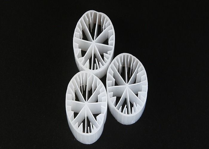 Materiał plastikowy MBBR Bio Media Virgin HDPE And White Color 15*15mm Rozmiar dla wody