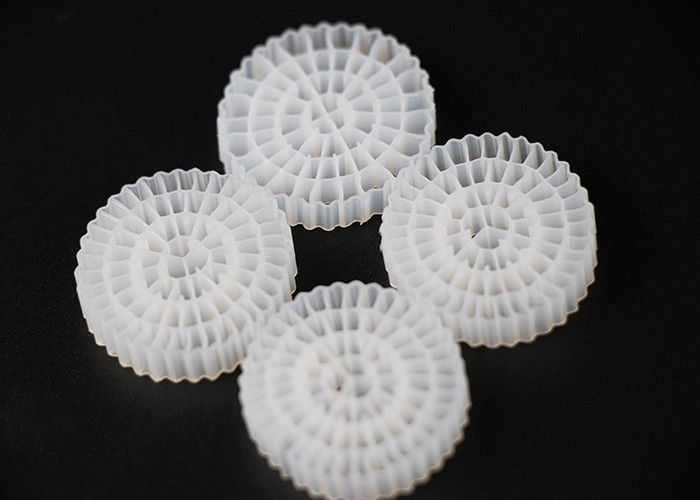 Środki filtrujące MBBR z tworzyw sztucznych z niewykorzystanym HDPE RAS o dobrej powierzchni