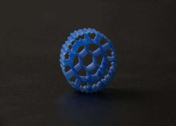 19 Pomieszczeń PE05 Materiał HDPE MBBR Filtr Media Błękitny Kolor