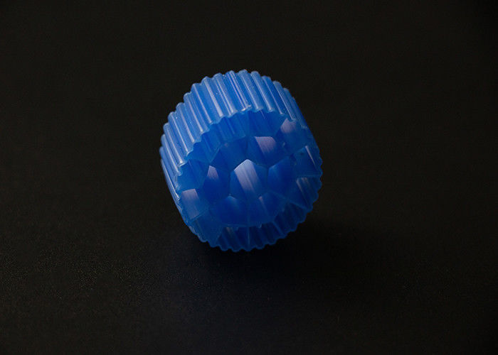 19 Pomieszczeń PE05 Materiał HDPE MBBR Filtr Media Błękitny Kolor
