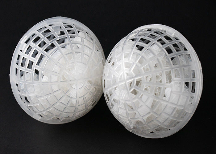 Duże wielkości kulka samoczyszczeniowy biofilm reaktora Biocell Filter Media HDPE