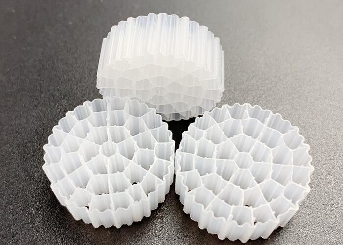 Plastikowe bio-media Extrusion Tube Biotube MBBR Kaldnes Filter Media dowolny kolor