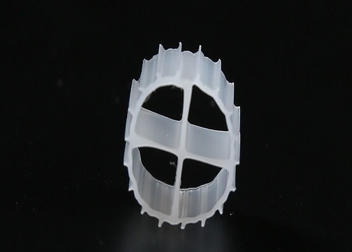 PE Wstrząsoodporne Akwarium MBBR Filter Media biały kolor nośnik fda 11*7MM MBBR Nośnik biofilmu