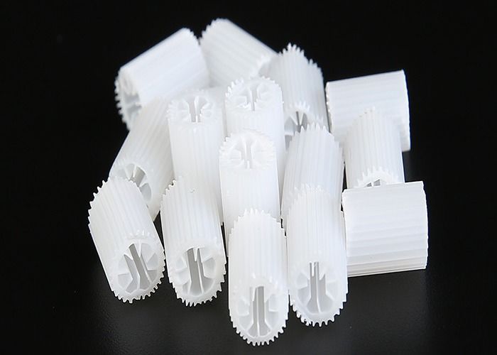 MBBR Bio Media Ciężki rozmiar 5*10mm Virgin HIPS Material Plastic MBBR Filter Media