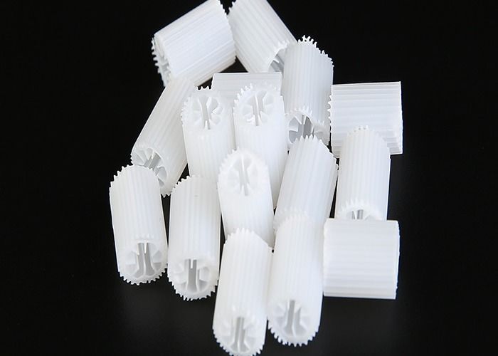 MBBR Bio Media Ciężki rozmiar 5*10mm Virgin HIPS Material Plastic MBBR Filter Media