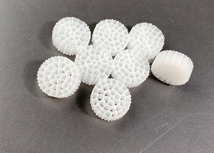 Biały kolor SBR Procesowe oczyszczanie wody MBBR Filtry ROHS REACH