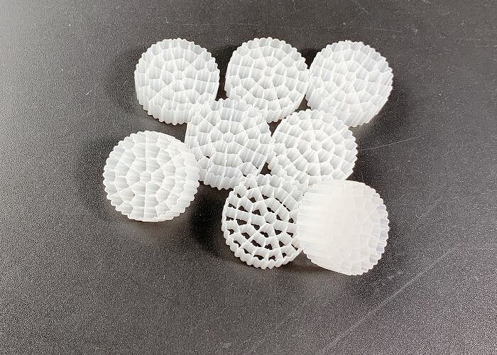 Biały kolor SBR Procesowe oczyszczanie wody MBBR Filtry ROHS REACH