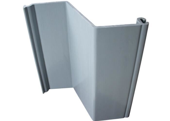 Szary kolor winylowy PVC Sheet Pile Customized Z Type Extrusion